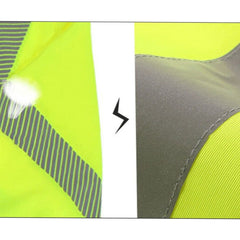 Work Safety T Shirts, Class 3 High Visibility Reflective T-Shirt, Construction Workwear for Men and Women