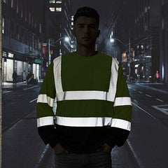 Hi-Vis Safety Shirts Long Sleeve with Chest Pocket(Logo Printing)