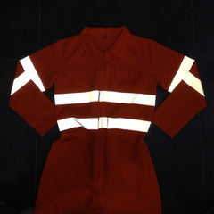 Men's Work Coverall High Visibility Coverall with Reflective Trim(LOGO PRINTING)