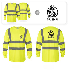 Hi-Vis Safety Shirts Long Sleeve with Chest Pocket(Logo Printing)