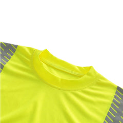 Work Safety T Shirts, Class 3 High Visibility Reflective T-Shirt, Construction Workwear for Men and Women