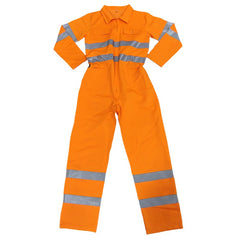 Men's Work Coverall High Visibility Coverall with Reflective Trim(LOGO PRINTING)