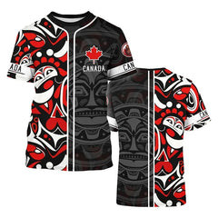 Stylish Canadian Flag Maple Leaf Men's T Shirt 3D printing Custom Logo Name