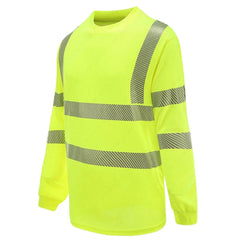 Work Safety T Shirts, Class 3 High Visibility Reflective T-Shirt, Construction Workwear for Men and Women