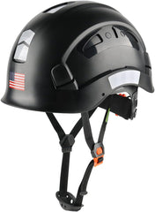 Safety Helmet Hard Hat Vented ABS Work Helmet 6-Point Suspension ANSI Z89.1 Approved Ideal for Industrial & Construction