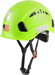 Safety Helmet Hard Hat Vented ABS Work Helmet 6-Point Suspension ANSI Z89.1 Approved Ideal for Industrial & Construction