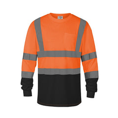 Hi-Vis Safety Shirts Long Sleeve with Chest Pocket(Logo Printing)