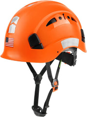 Safety Helmet Hard Hat Vented ABS Work Helmet 6-Point Suspension ANSI Z89.1 Approved Ideal for Industrial & Construction