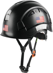 Safety Helmet Hard Hat Vented ABS Work Helmet 6-Point Suspension ANSI Z89.1 Approved Ideal for Industrial & Construction