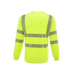 Work Safety T Shirts, Class 3 High Visibility Reflective T-Shirt, Construction Workwear for Men and Women