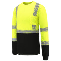 Work Safety T Shirts, Class 3 High Visibility Reflective T-Shirt, Construction Workwear for Men and Women
