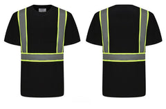Safety Shirts for Men High Reflective Shirts with Pocket(LOGO PRINTING)