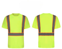 Safety Shirts for Men High Reflective Shirts with Pocket(LOGO PRINTING)