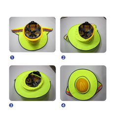Hard Hat Sun Shade Full Brim Elastic Closure, Hard Hat Accessories with Reflective Stripe High Visibility Neck Protection