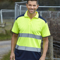 Safety Shirts for Men,High Reflective Men Polo Shirts with Pocket(LOGO PRINTING)