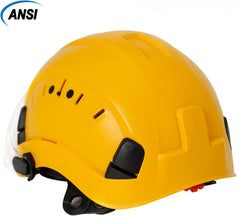 Yellow Safety Hard Hat ANSI Z89.1 Approved ABS Helmet