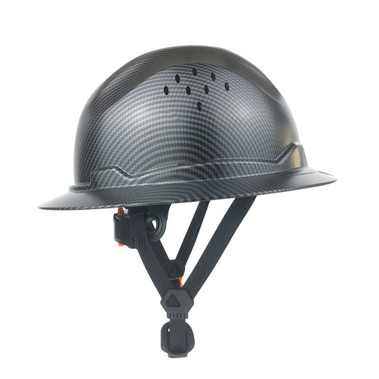Carbon Fiber Full Brim Hard Hat AF-14CF