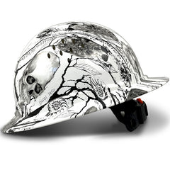 Carbon Fiber Pattern Full Brim Hard Hat AF-14CF (Hydrographics transfer printing)